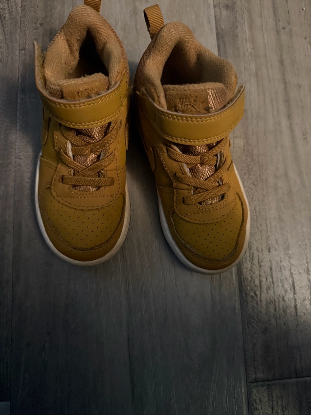 Nike Kids Mustard High-Top Sneakers
